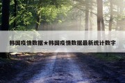 韩国疫情数据★韩国疫情数据最新统计数字