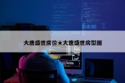 大唐盛世房价★大唐盛世房型图