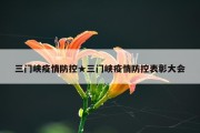 三门峡疫情防控★三门峡疫情防控表彰大会