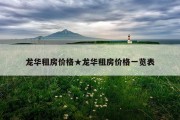 龙华租房价格★龙华租房价格一览表