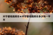 兴宁碧桂园房价★兴宁碧桂园房价多少钱一平方