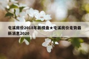 屯溪房价2018年新楼盘★屯溪房价走势最新消息2020