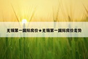 无锡第一国际房价★无锡第一国际房价走势
