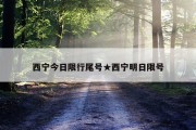 西宁今日限行尾号★西宁明日限号