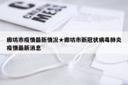 廊坊市疫情最新情况★廊坊市新冠状病毒肺炎疫情最新消息