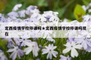 定西疫情学校停课吗★定西疫情学校停课吗现在