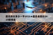鹿邑房价多少一平2018★鹿邑县房价2019新楼盘
