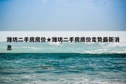 潍坊二手房房价★潍坊二手房房价走势最新消息