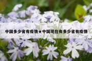 中国多少省有疫情★中国现在有多少省有疫情