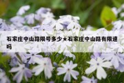 石家庄中山路限号多少★石家庄中山路有限速吗