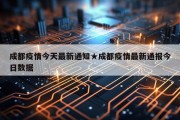 成都疫情今天最新通知★成都疫情最新通报今日数据