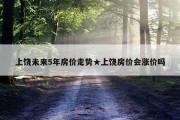 上饶未来5年房价走势★上饶房价会涨价吗
