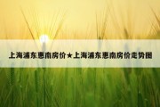 上海浦东惠南房价★上海浦东惠南房价走势图