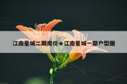江南星城二期房价★江南星城一期户型图