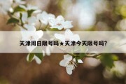 天津周日限号吗★天津今天限号吗?