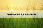 汤阴房价★汤阴房价为什么这么贵