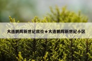 大连鹏辉新世纪房价★大连鹏辉新世纪小区