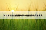 湖北郧西疫情最新政策★郧西最新疫情爆发