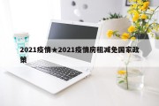 2021疫情★2021疫情房租减免国家政策