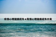 疫情心理健康疏导★疫情心理健康疏导方案