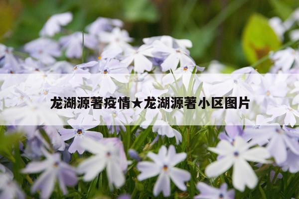 龙湖源著疫情★龙湖源著小区图片