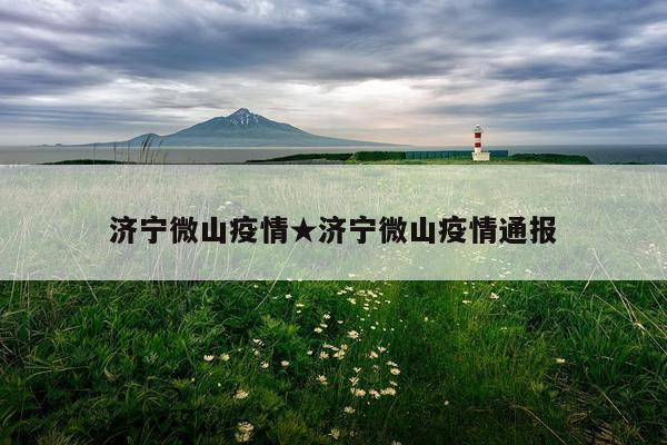 济宁微山疫情★济宁微山疫情通报