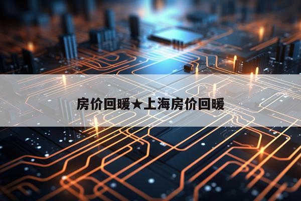 房价回暖★上海房价回暖