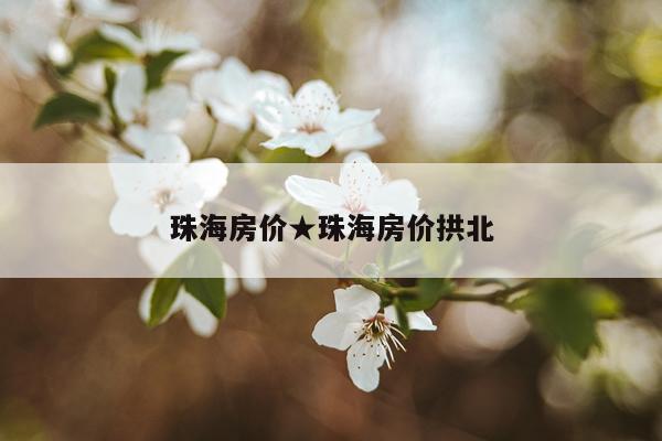 珠海房价★珠海房价拱北