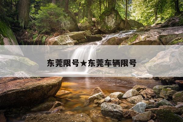东莞限号★东莞车辆限号