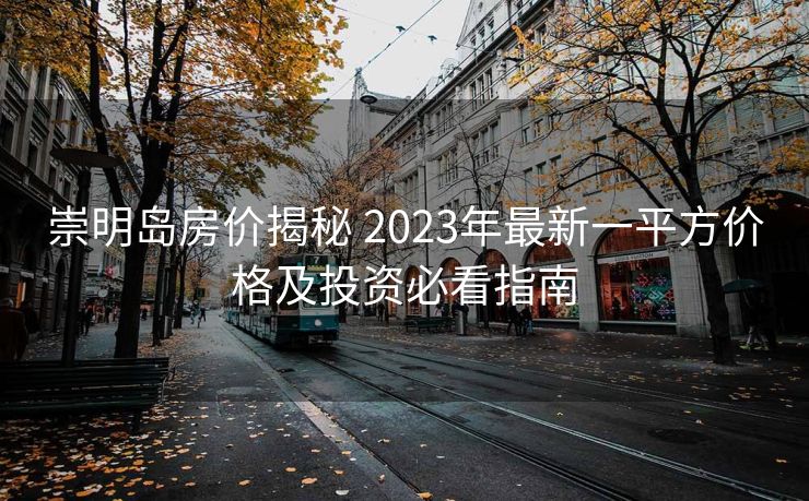 崇明岛房价揭秘 2023年最新一平方价格及投资必看指南
