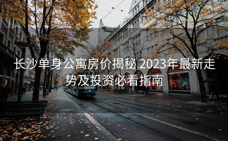 长沙单身公寓房价揭秘 2023年最新走势及投资必看指南