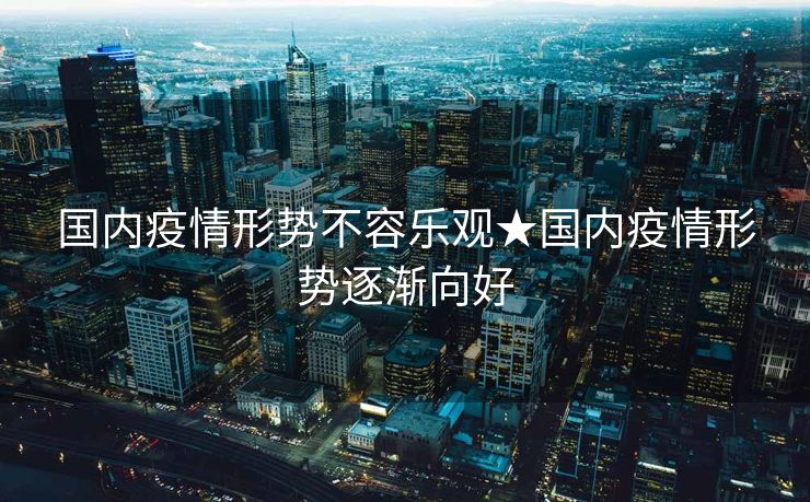 国内疫情形势不容乐观★国内疫情形势逐渐向好